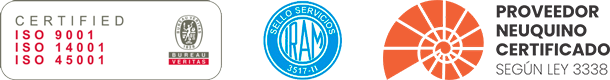 Certificación ISO 9001 - ISO 14001 - ISO 45001 - IRAM 3517-II - Proveedor Neuquino Certificado